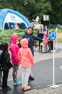 Mobilne Miasteczko Ruchu Drogowego Volkswagena w Kołodziejewie