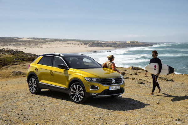 Nowy Volkswagen T-Roc w plenerze