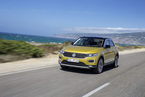 Nowy Volkswagen T-Roc w plenerze