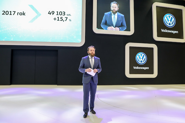 Konferencja prasowa Volkswagena podczas Poznań Motor Show 2018