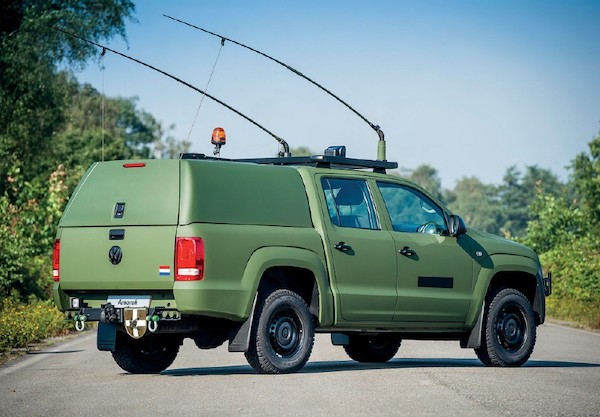 VW użytkowe na targach przemysłu militarnego