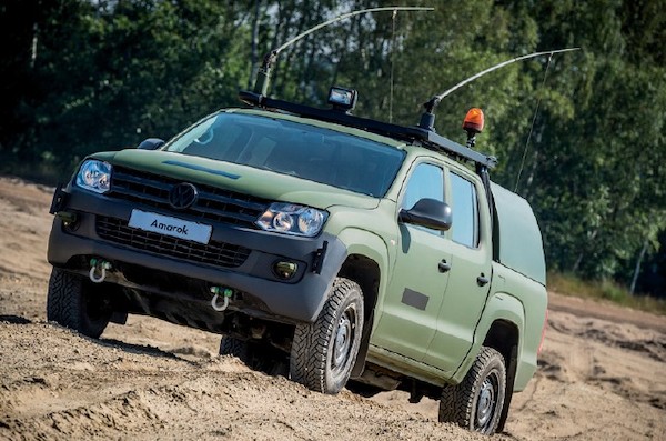 VW użytkowe na targach przemysłu militarnego