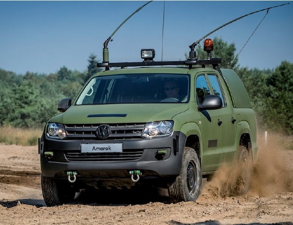 VW użytkowe na targach przemysłu militarnego