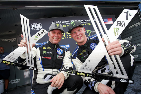 Johan Kristoffersson mistrzem FIA World Rallycross Championships 2018