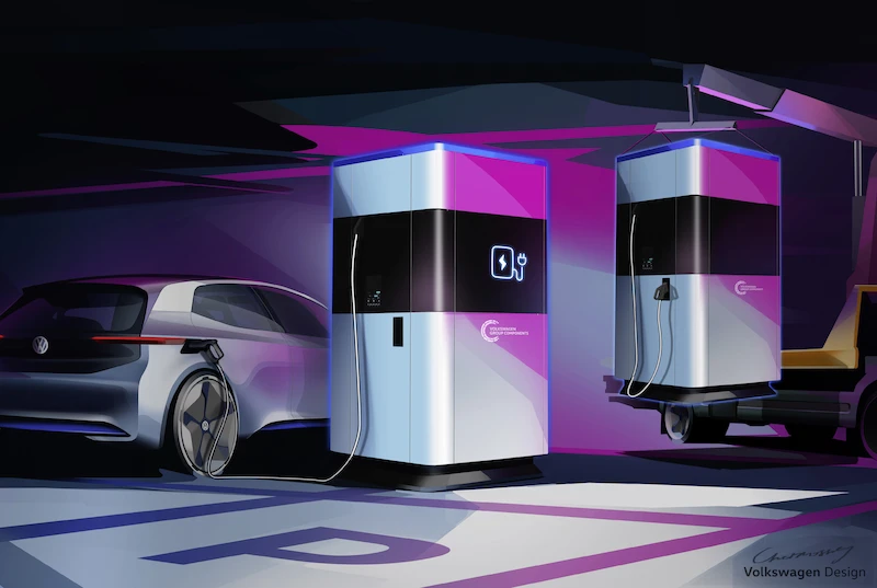 Volkswagen przedstawia pierwszy powerbank dla auta elektrycznego - 1.