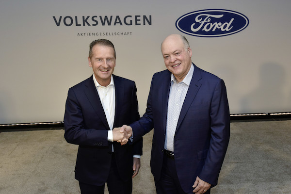 Ford i Volkswagen rozszerzają globalną współpracę o pojazdy autonomiczne i elektryczne