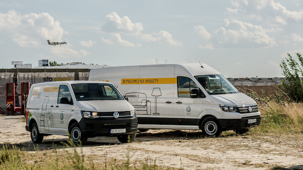 Samochody dostawcze na minuty - podsumowanie pierwszych czterech tygodni projektu realizowanego przez Volkswagen Samochody Dostawcze