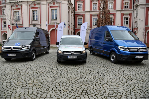 Miasto Poznań testuje elektryczne samochody marki Volkswagen Samochody Dostawcze