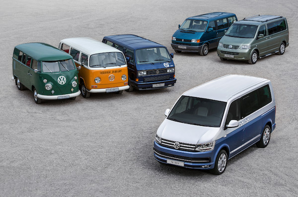 Wprowadzony na rynek w marcu, dokładnie 70 lat temu: Volkswagen „Bulli” najdłużej na świecie produkowanym samochodem dostawczym