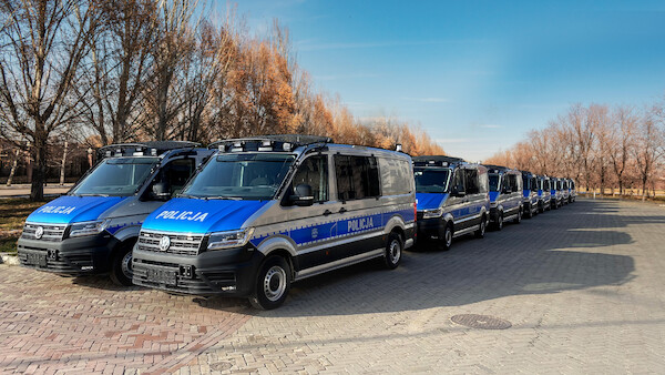 Volkswageny Crafter dla polskiej policji