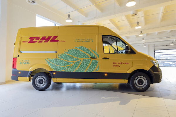 Elektryczne Volkswageny Craftery dla DHL Express