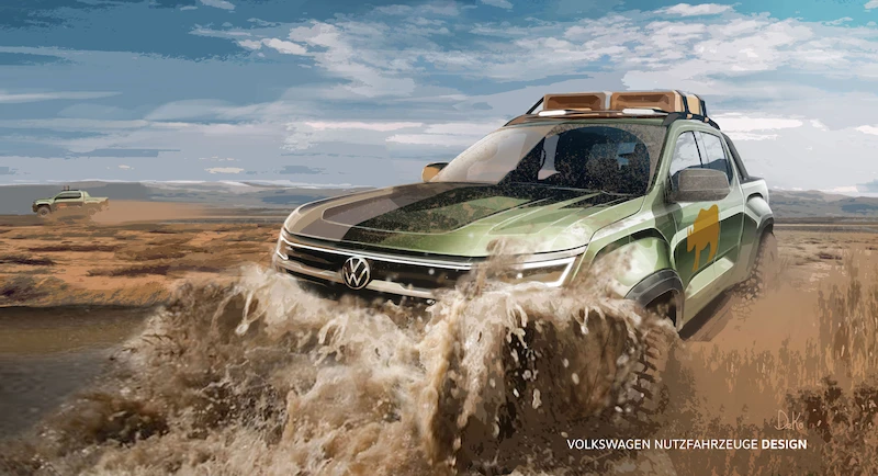 Nowy Amarok: inspirujący design nowego pick-upa marki Volkswagen Samochody Dostawcze - 4.