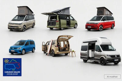 Volkswagen pokazuje pełny świat Californii i otwiera nowy, elektryczny rozdział kultowej rodziny kamperów na Caravan Salon 2026