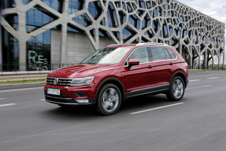 Nowy Tiguan otrzymuje maksymalną ocenę pięciu gwiazdek w teście Euro NCAP