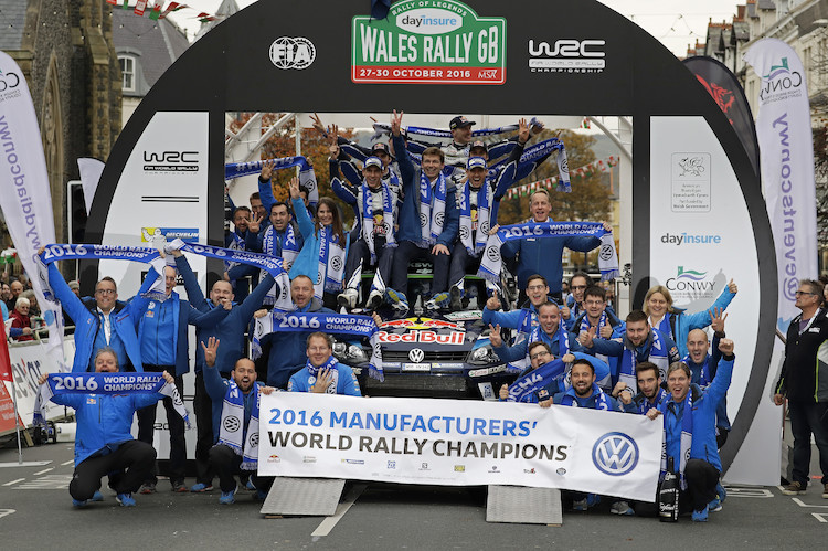Czterokrotni Mistrzowie Świata – Volkswagen świętuje
12. rajdowy tytuł mistrzowski w ciągu czterech lat