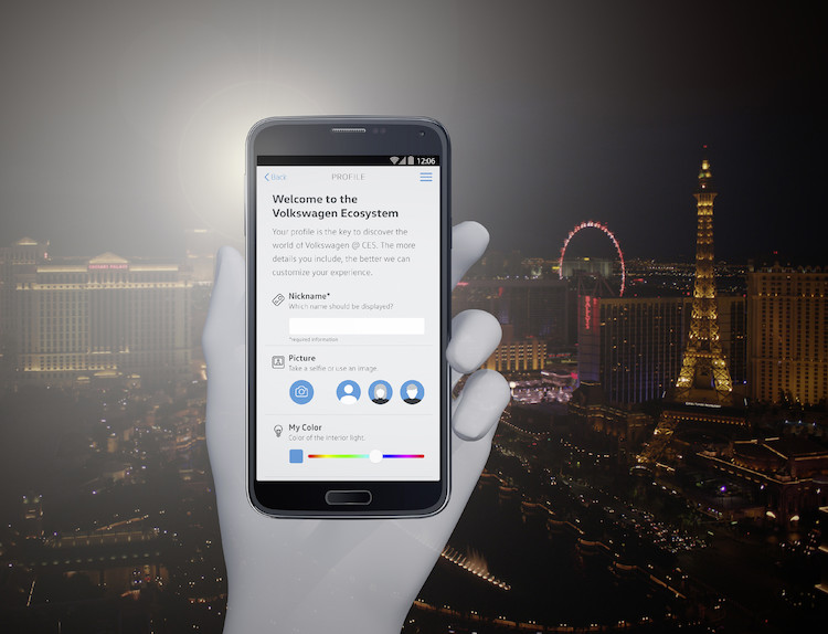 Interaktywna aplikacja Volkswagena jest kluczem do spersonalizowanych, cyfrowych doświadczeń podczas CES 2017
