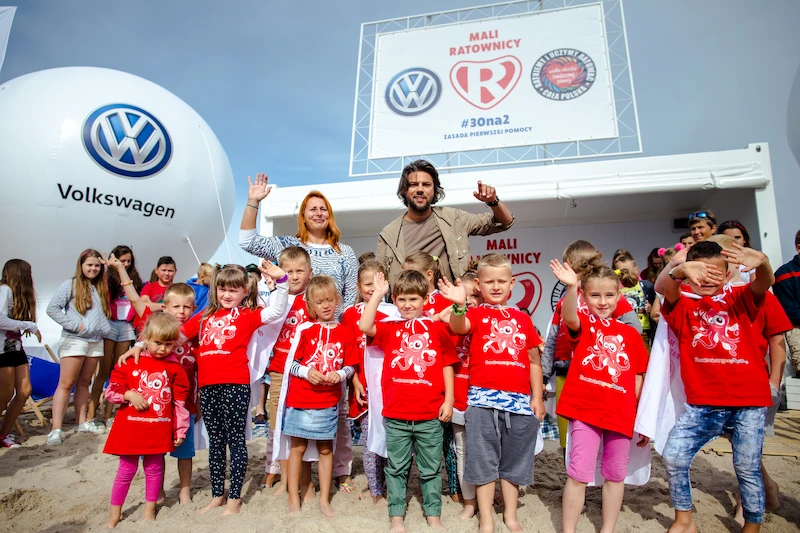 „Mali Ratownicy” na polskich plażach