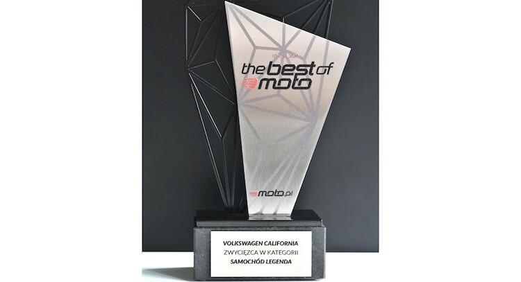 Volkswagen California z nagrodą The Best of Moto