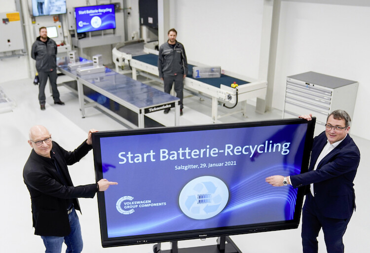 Volkswagen Group Components rozpoczyna recykling akumulatorów