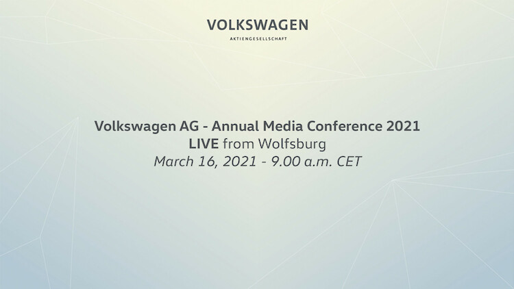 Coroczna konferencja prasowa koncernu Volkswagen