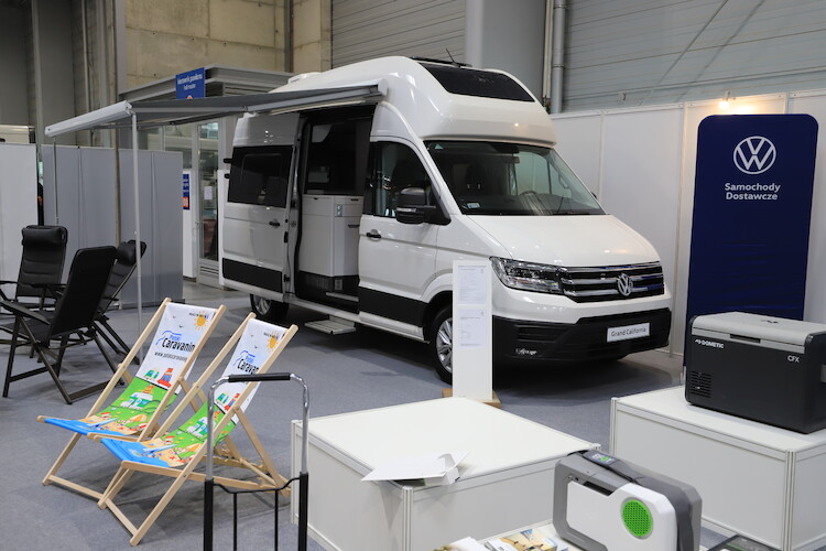 Volkswagen Grand California na targach Caravans Salon Poland 2021