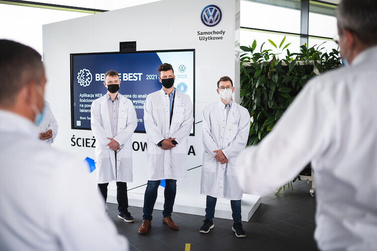 Volkswagen Poznań honoruje zwycięzców konkursu „Be the Best”