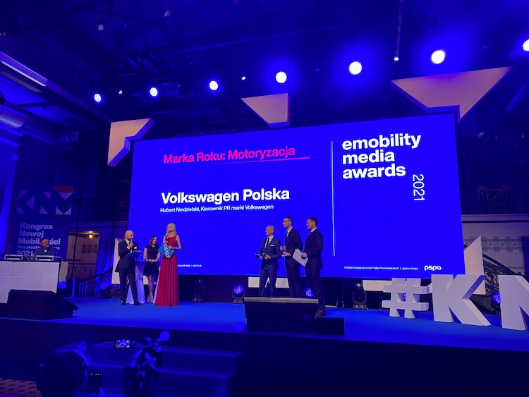 Volkswagen Group Polska i marka Volkswagen nagrodzone w plebiscycie „eMobility Media Awards”