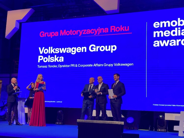 Volkswagen Group Polska i marka Volkswagen nagrodzone w plebiscycie „eMobility Media Awards”