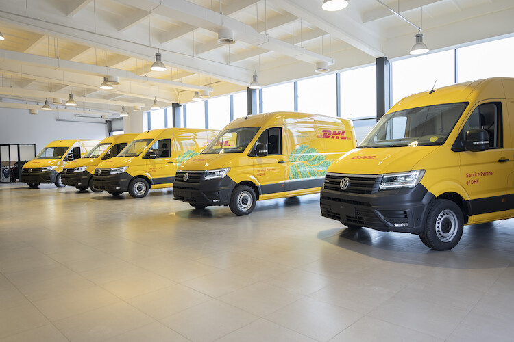 Elektryczne Volkswageny Craftery dla DHL Express