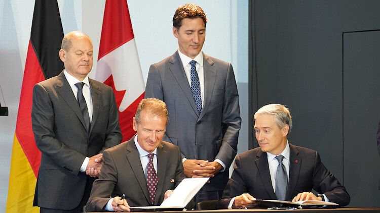 Grupa Volkswagen i Kanada dążą do rozwoju zrównoważonego łańcucha dostaw akumulatorów w Ameryce Północnej
