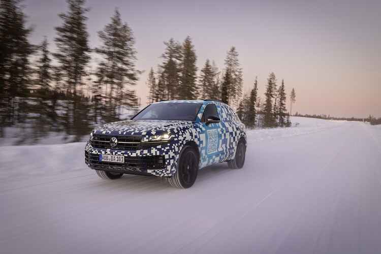 Ostatnie testy nowego Volkswagena Touarega na kole podbiegunowym