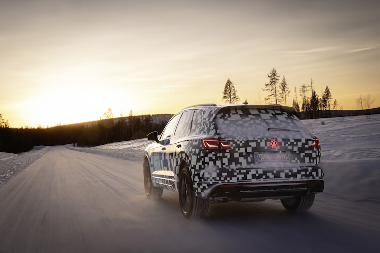 Ostatnie testy nowego Volkswagena Touarega na kole podbiegunowym