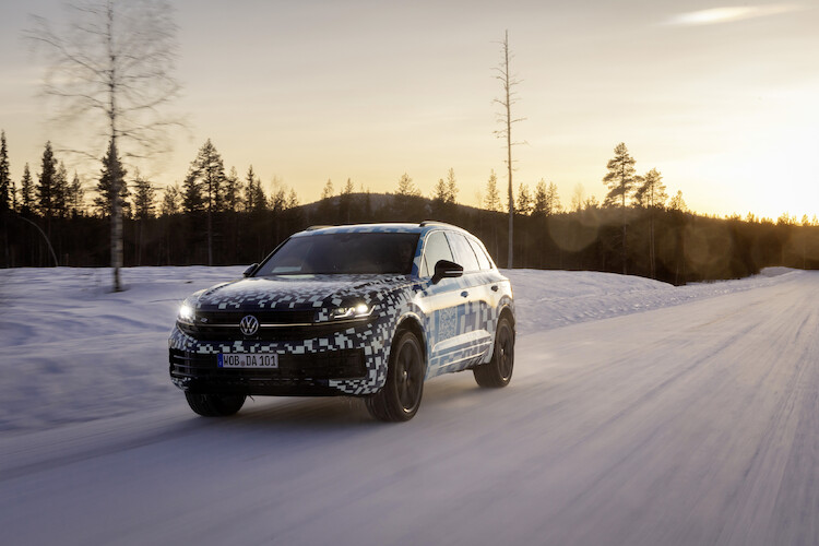 Ostatnie testy nowego Volkswagena Touarega na kole podbiegunowym