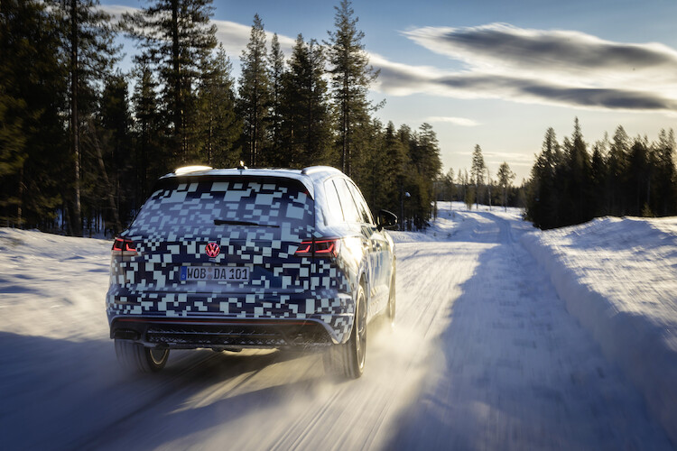 Ostatnie testy nowego Volkswagena Touarega na kole podbiegunowym