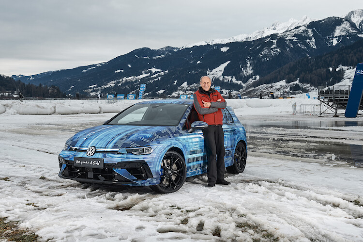 Volkswagen prezentuje przyszłego Golfa R podczas imprezy Ice Race w Zell am See