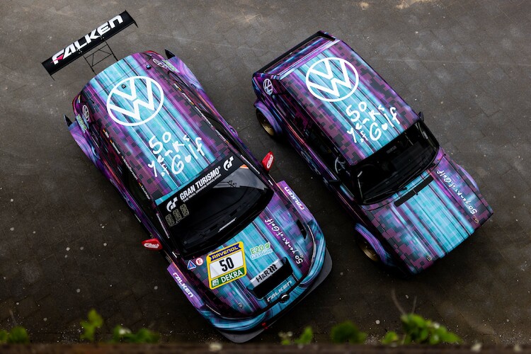 Volkswagen świętuje 50 lat Golfa podczas  24-godzinnego wyścigu na torze Nürburgring