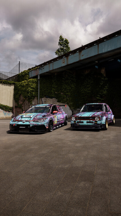 Volkswagen świętuje 50 lat Golfa podczas  24-godzinnego wyścigu na torze Nürburgring