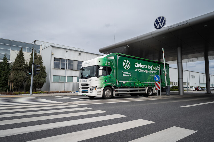 Volkswagen Poznań poszerzy flotę w pełni elektrycznych ciężarówek obsługujących dostawy do fabryk