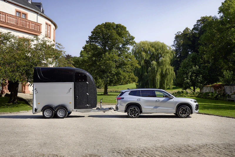 Przygotowane do holowania przyczepy: Volkswagen Tiguan, Tayron oraz Passat z mocnymi silnikami benzynowymi i wysokoprężnymi i napędem 4MOTION - 6.
