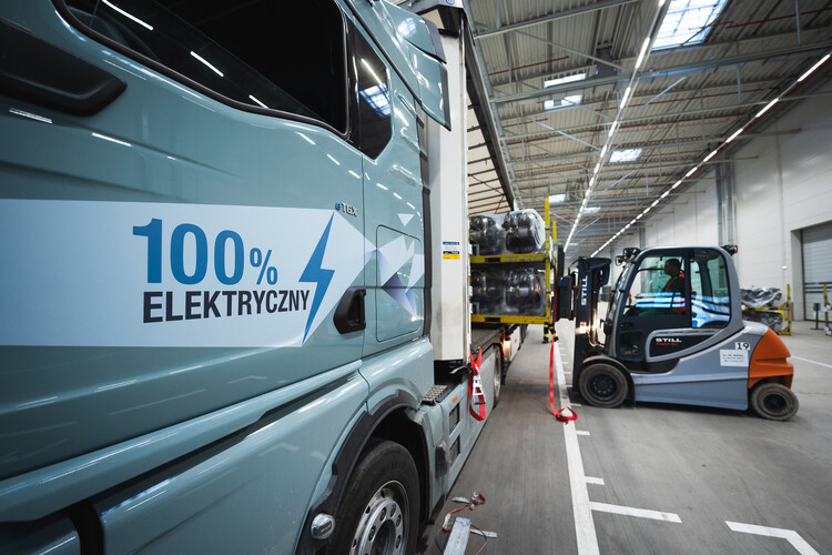 Volkswagen Poznań: testy elektrycznej ciężarówki przy -14°C