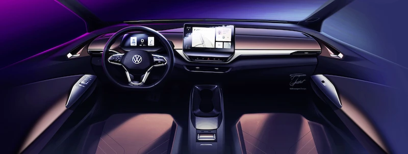 Wnętrze nowego Volkswagena ID.4 na pierwszych zdjęciach - 6.