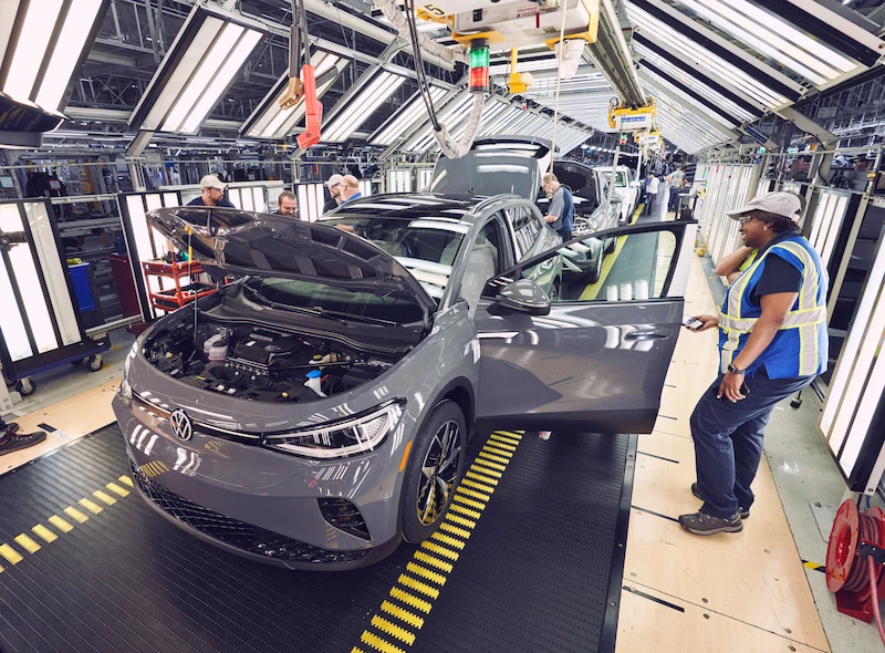 Fabryka w Chattanooga uruchomiła seryjną produkcję elektrycznego Volkswagena ID.4 - 4.