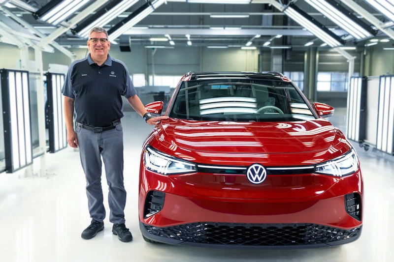 Fabryka w Chattanooga uruchomiła seryjną produkcję elektrycznego Volkswagena ID.4 - 1.