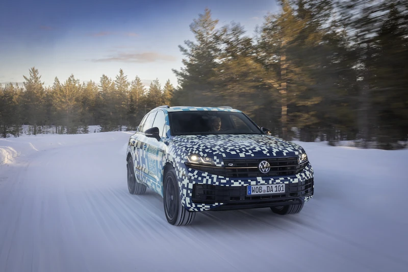 Ostatnie testy nowego Volkswagena Touarega na kole podbiegunowym - 15.