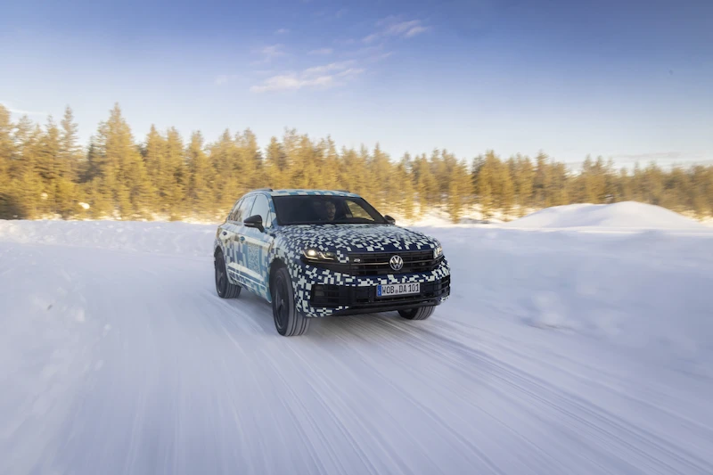 Ostatnie testy nowego Volkswagena Touarega na kole podbiegunowym - 12.