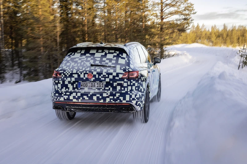 Ostatnie testy nowego Volkswagena Touarega na kole podbiegunowym - 11.