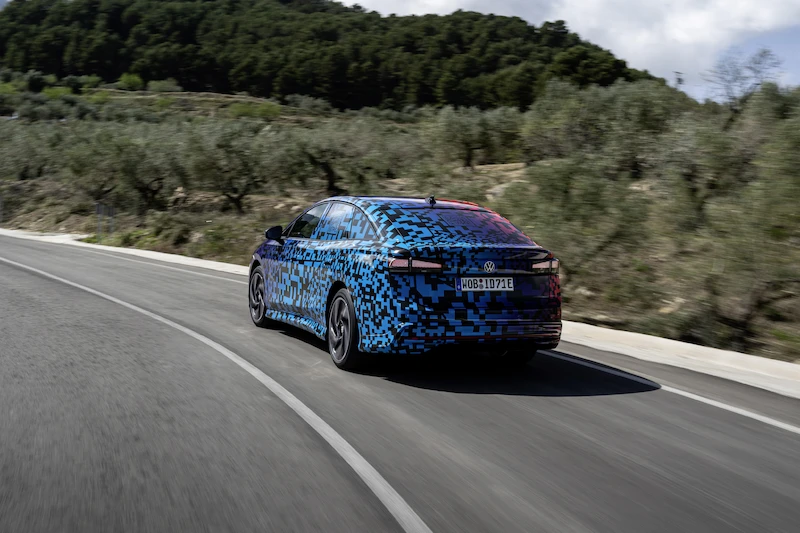 Testy nowego, elektrycznego Volkswagena ID.7 zbliżają się do końca - 20.
