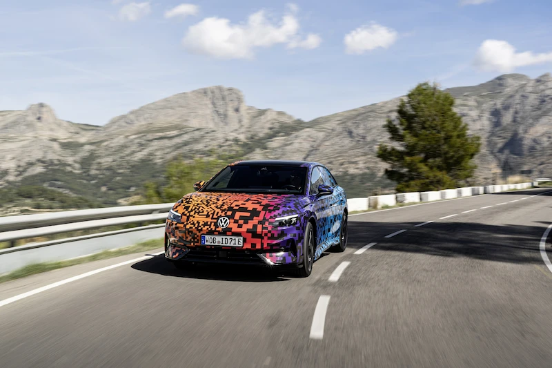 Testy nowego, elektrycznego Volkswagena ID.7 zbliżają się do końca - 18.