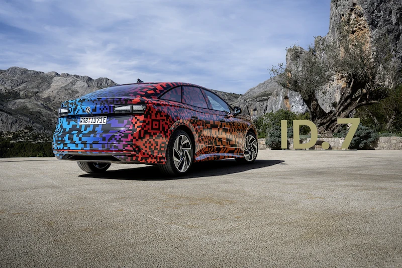 Testy nowego, elektrycznego Volkswagena ID.7 zbliżają się do końca - 5.