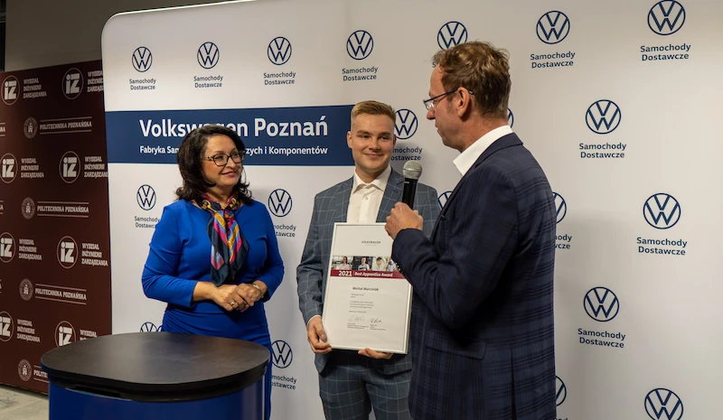 Best Apprentice Award 2021 – Volkswagen Poznań wręcza nagrodę dla najlepszego ucznia zawodu - 1.